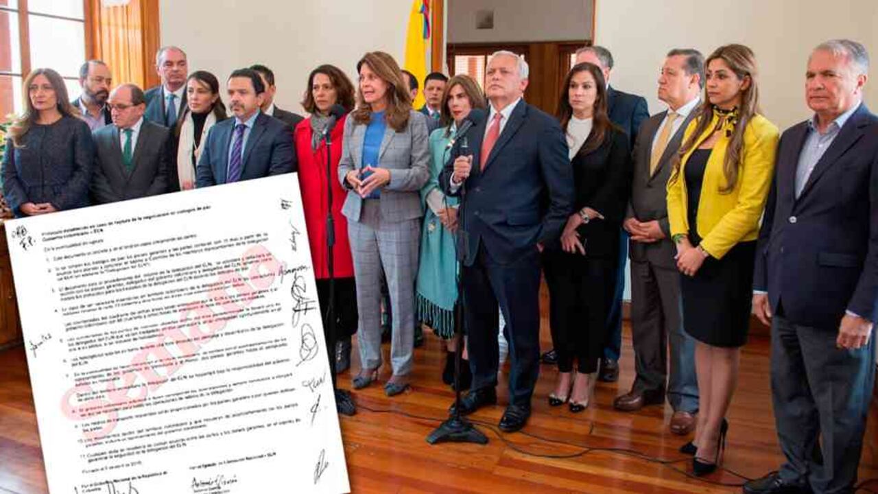 En el documento que firmaron el Centro Democrático, el Partido Conservador, La U, Colombia Justa y Libres, el Partido Liberal, Mira y Cambio Radical no se nombraban los protocolos.