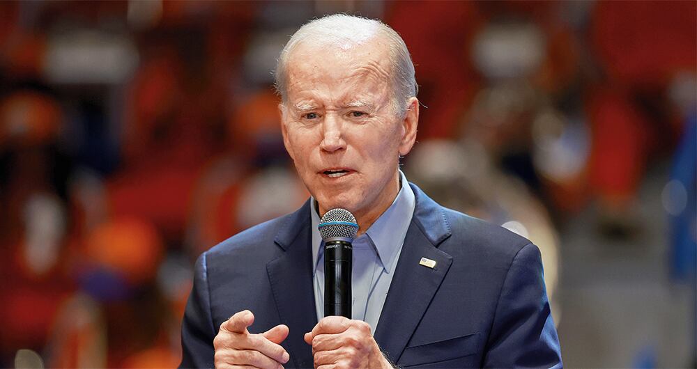 Biden se juega el todo por el todo. Getty Images. 