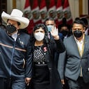 Primera dama de Perú declara ante fiscal por caso de supuesto tráfico de influencias. Foto: AP.