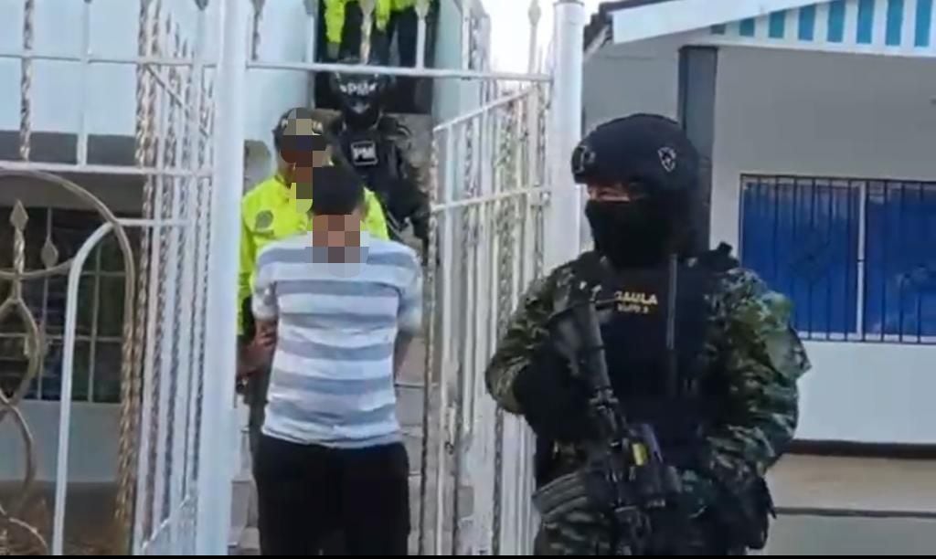 Los capturados pertenecen a una banda delincuencial.