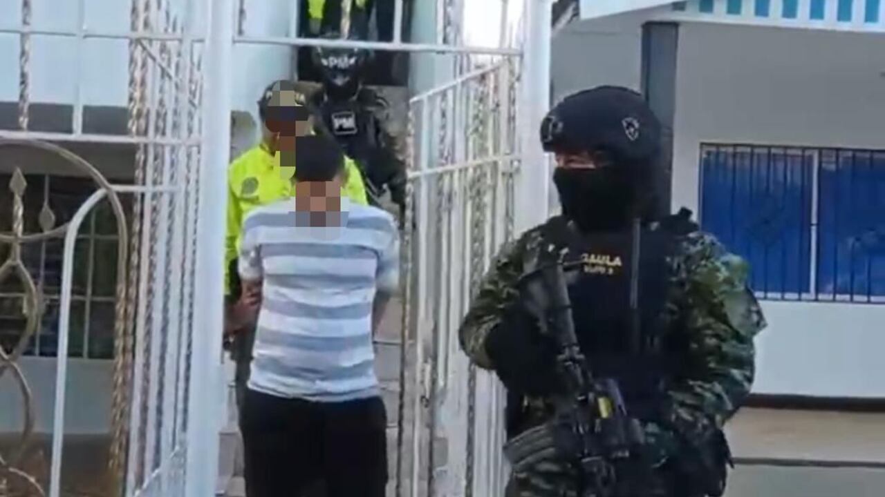 Los capturados pertenecen a un un grupo delincuencial que también estaría detrás de amenazas en Soledad, Atlántico.