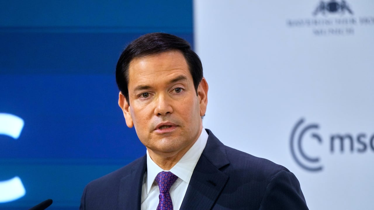 El Secretario de Estado de los Estados Unidos, Marco Rubio.