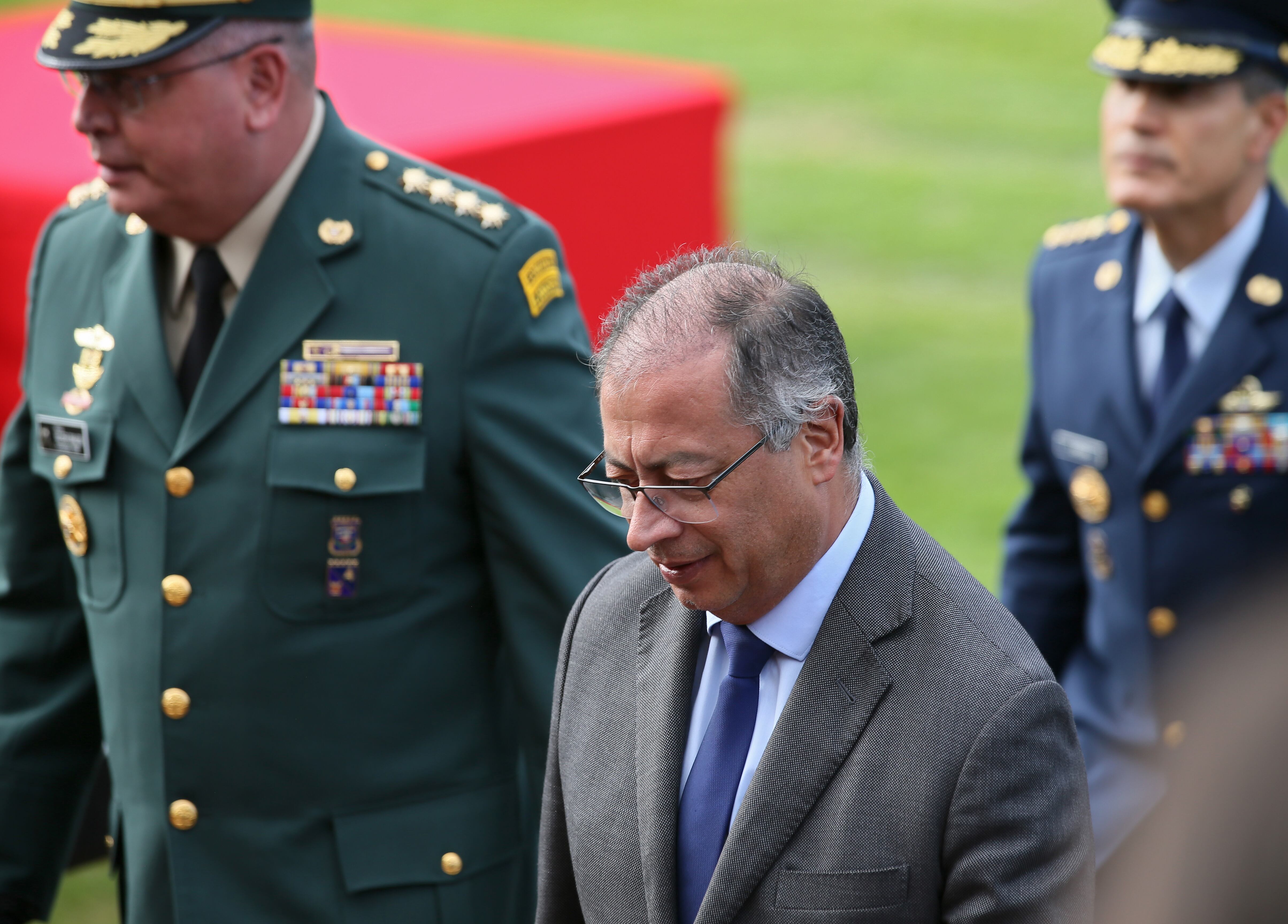 Presidente Gustavo Petro  en la ceremonia de transmisión de cambio de mando del Comando del Ejército Nacional
Bogota mayo 31 del 2024
Foto Guillermo Torres Reina / Semana