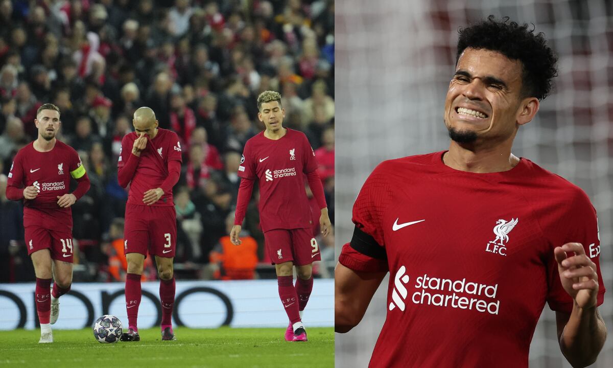 Liverpool, Luis Díaz. Foto: AP/Jon Super//Getty Images/Ian MacNicol