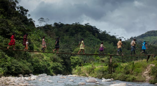 A la agencia de Naciones Unidas le llama la atención que la mayoría de nuevos desplazados sean indígenas y afros; y en gran porcentaje, mujeres y niños.  | Foto: Federico Ríos / Reconciliación Colombia