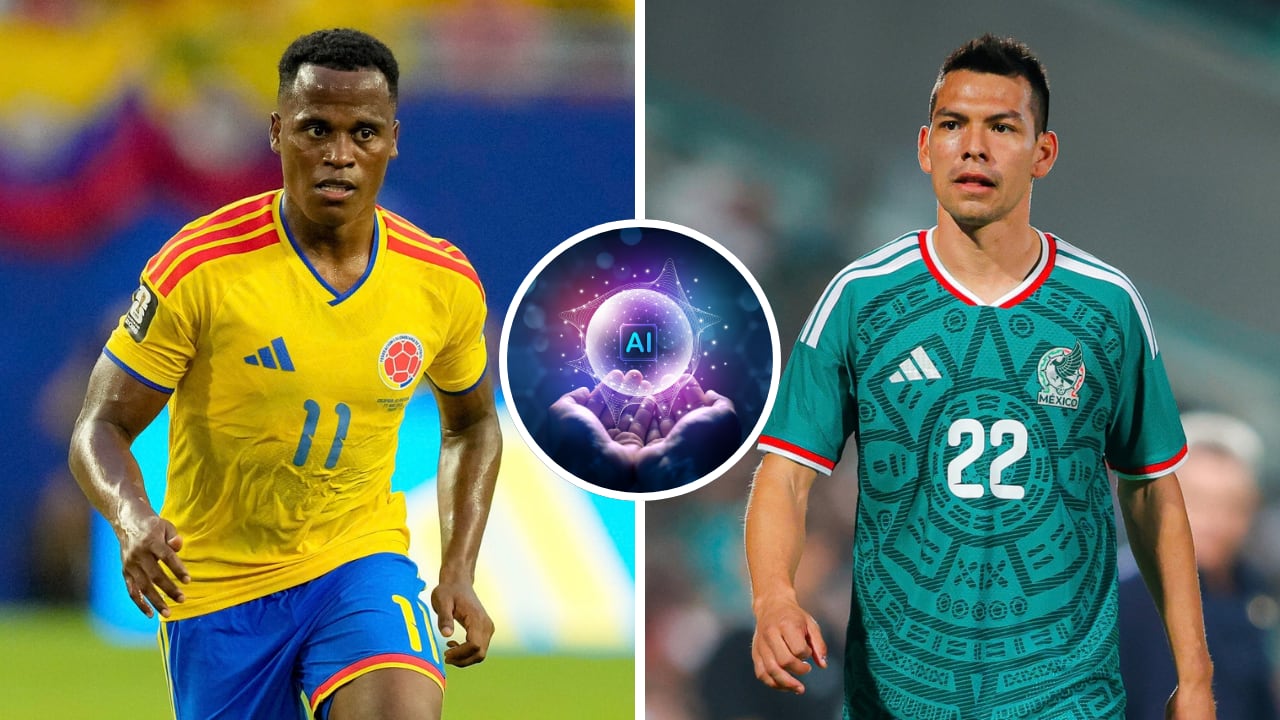 La inteligencia artificial pronosticó triunfo de Colombia contra México en amistoso de fecha Fifa.