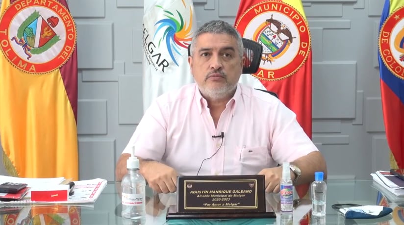 Agustín Manrique Galeano, alcalde de Melgar, Tolima.