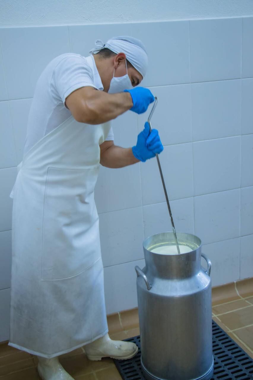 Rancho Los Álamos es una de las muchas empresas líderes de la industria láctea en Ubaté.