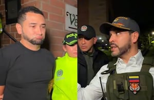 Imágenes del momento en el que el mandatario encaró al señalado delincuente.