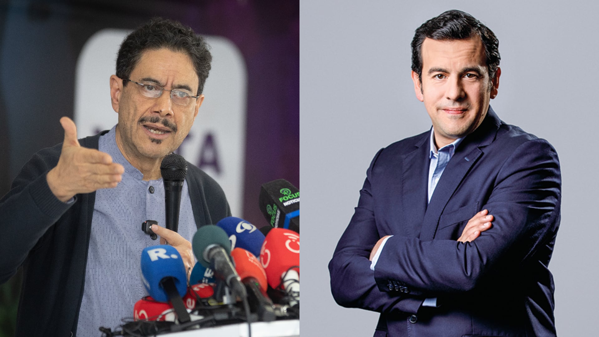 Iván Cepeda y Rodrigo Lara.