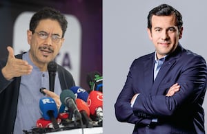 Iván Cepeda y Rodrigo Lara.
