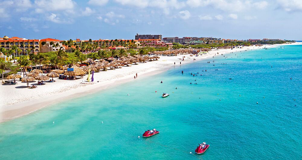 Aruba es uno de los lugares paradisíacos del Caribe para visitar en unas vacaciones. 
