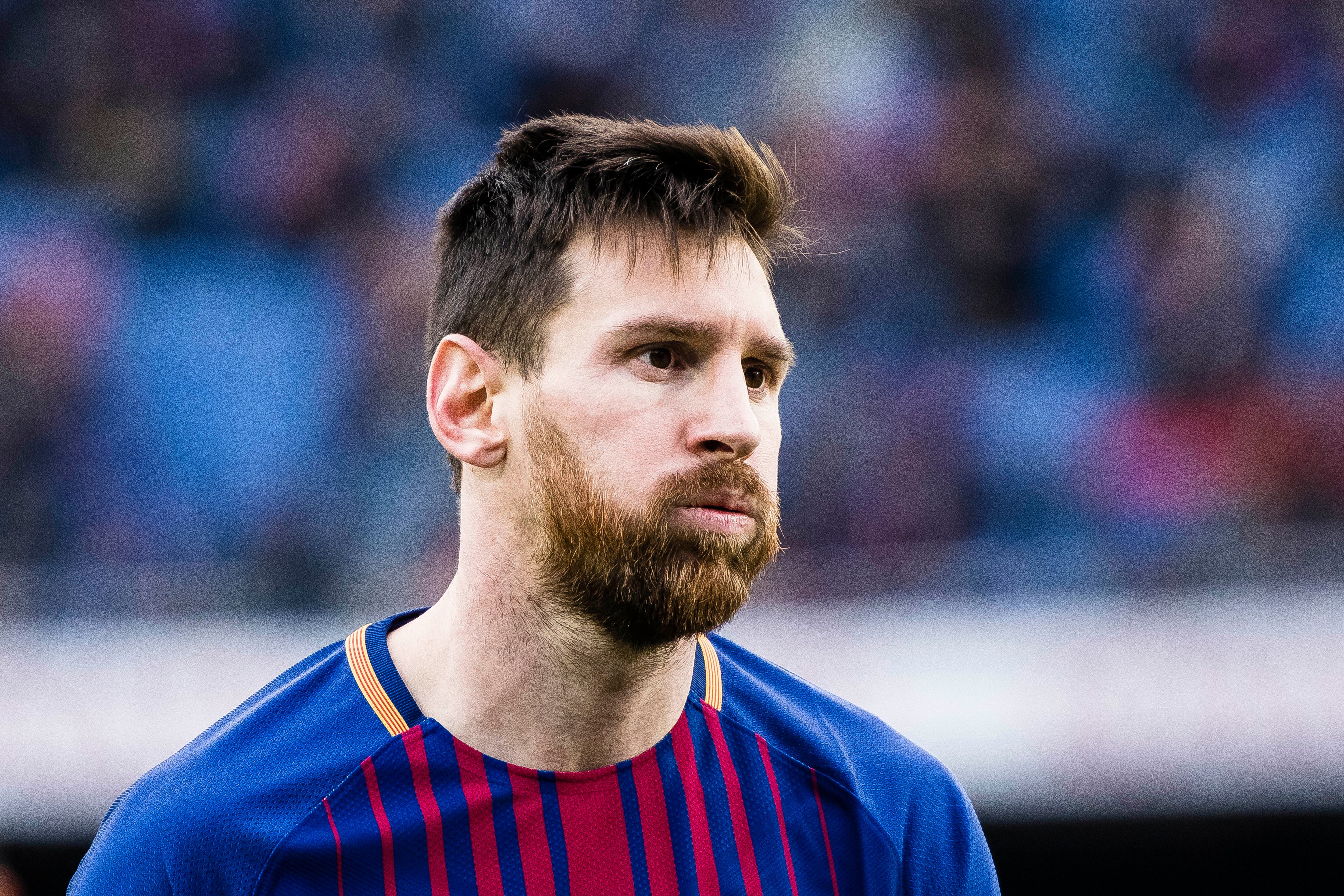 Lionel Messi durante su estadía en el Barcelona.