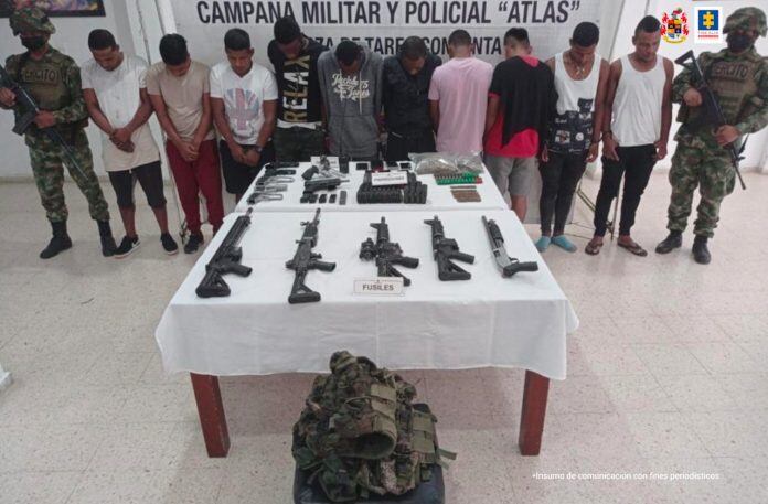 Envían a la cárcel a nueve integrantes de disidencias de Farc en Nariño