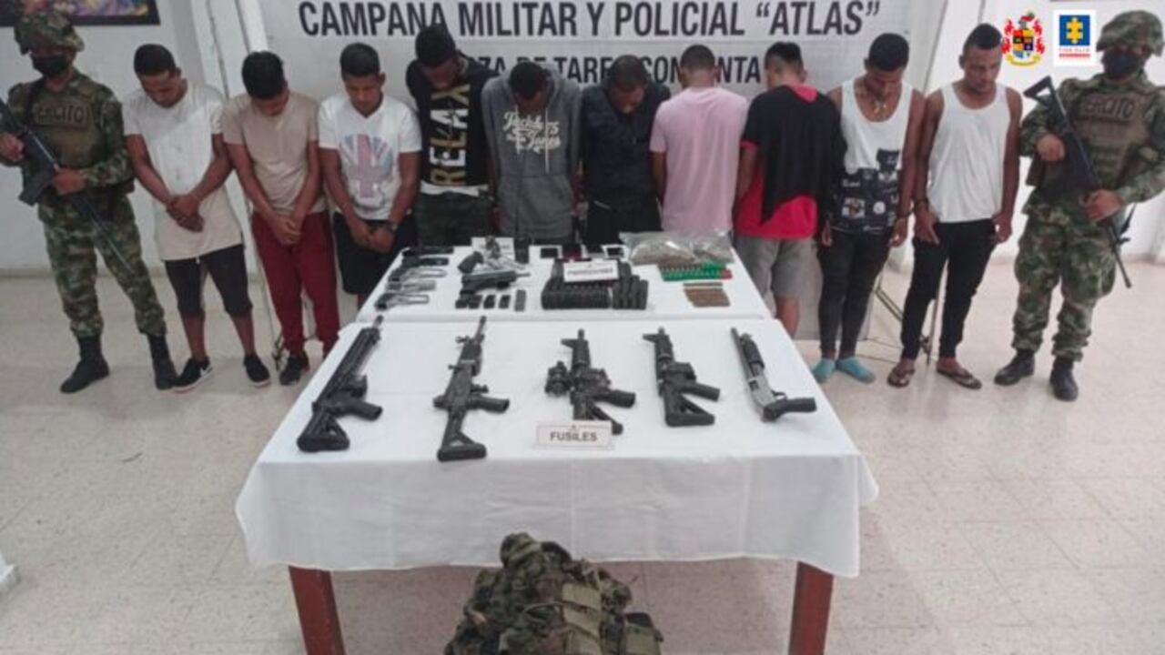 Envían a la cárcel a nueve integrantes de disidencias de Farc en Nariño