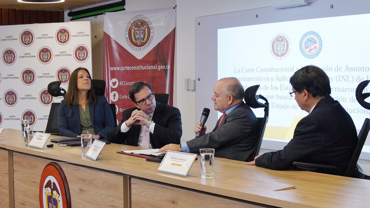 El presidente de la Corte Constitucional, José Fernando Reyes.