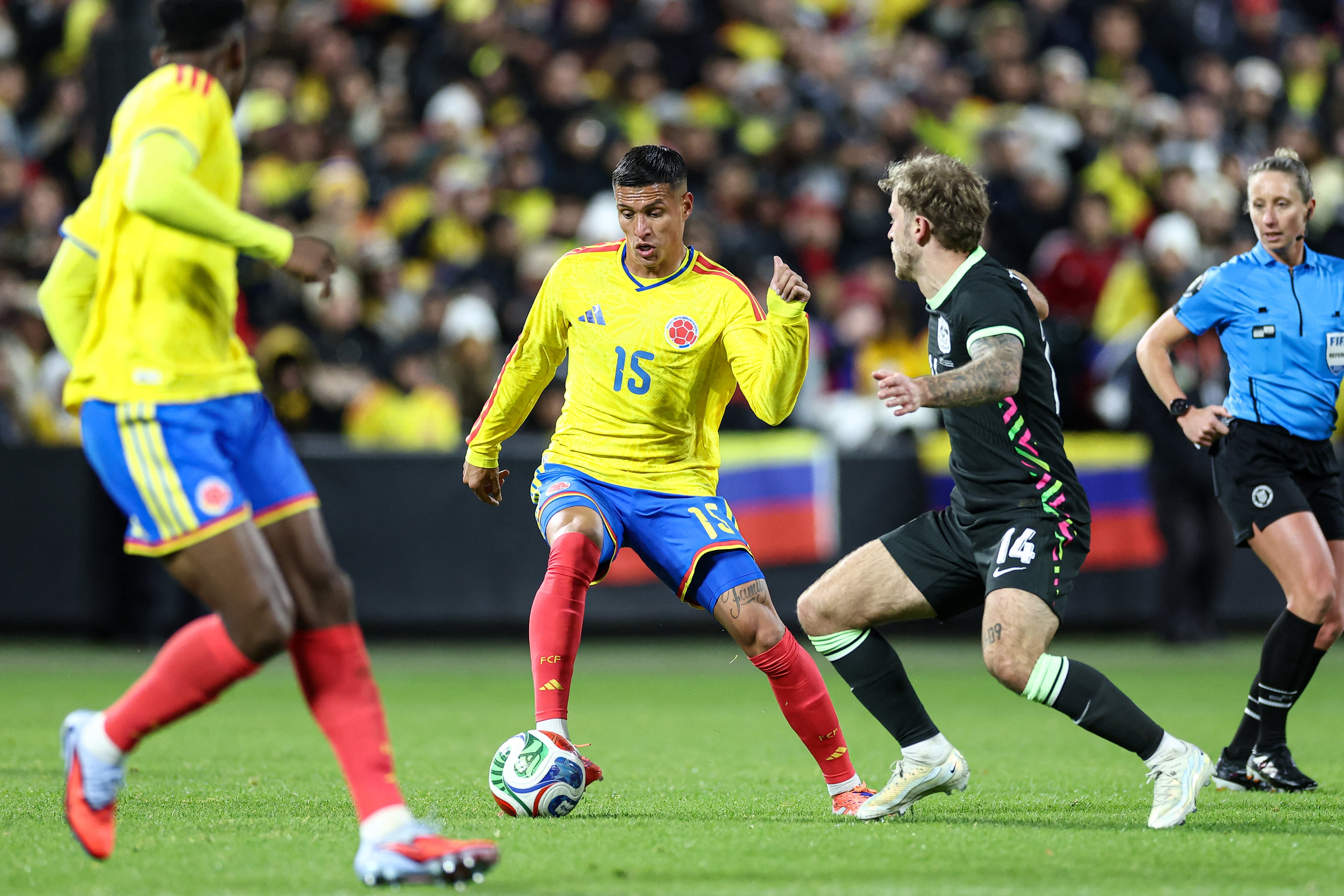 Juan Camilo Portilla con la camiseta de la Selección Colombia.