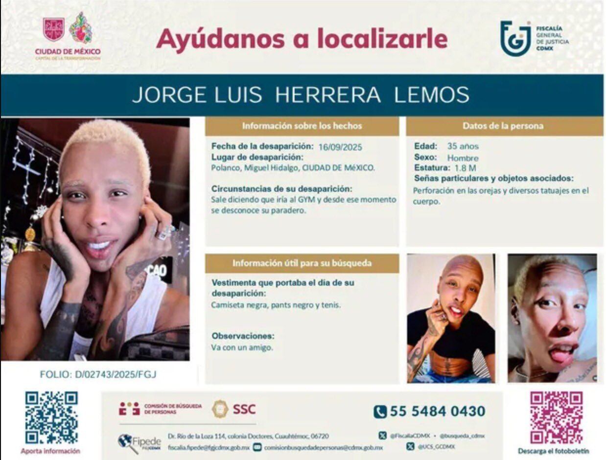 Jorge Luis Herrera Lemus, conocido como Regio Clown, fue hallado muerto en México.
