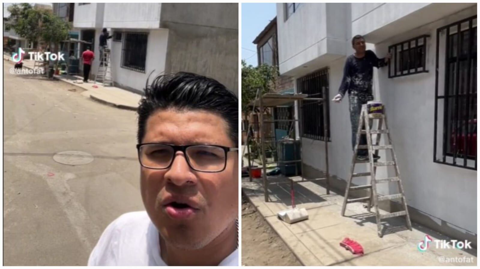 Un curioso episodio con la obra de una fachada se hizo viral en TikTok.