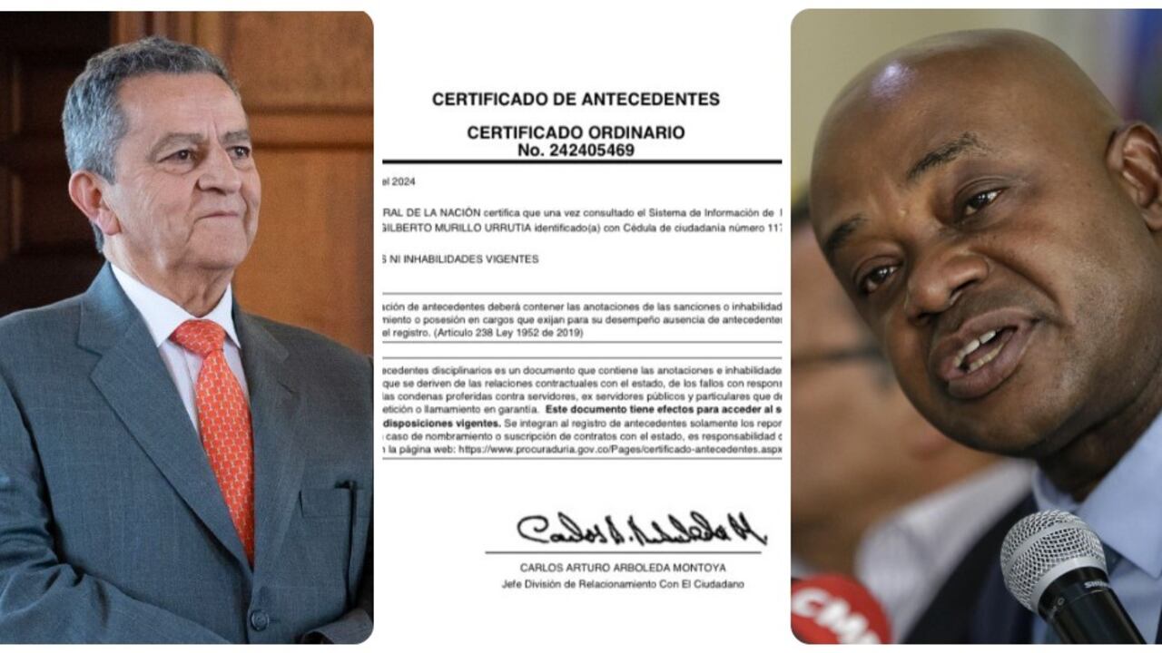 José Antonio Salazar, Luis Gilberto Murillo y el certificado de la Procuraduría.