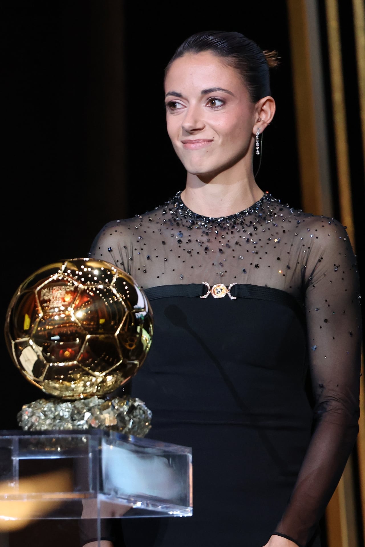 Aitana Bonmati ganadora del Balón de Oro en las mujeres.