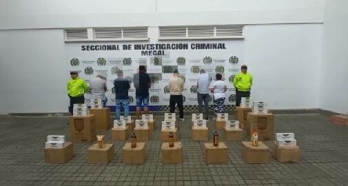 El envío de la mercancía lo coordinaban desde Cali.