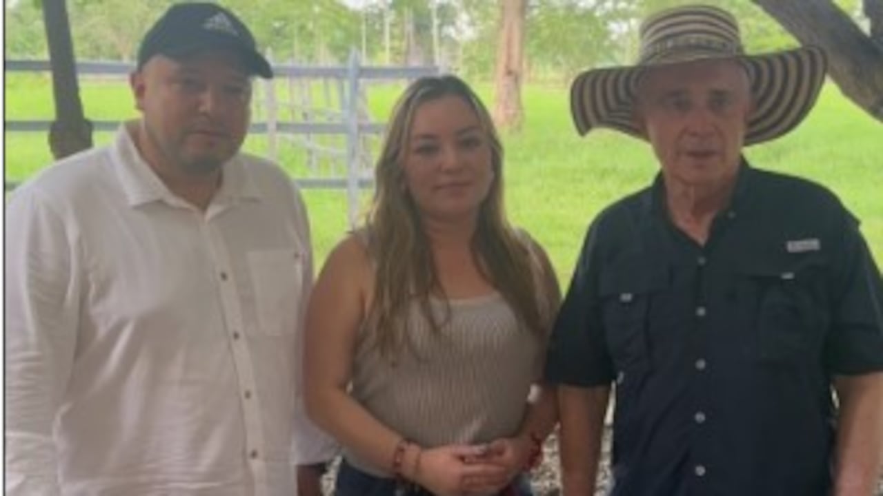 Álvaro Uribe, Jorge Suárez (hijo del Mono Jojoy y su esposa Catalina Suárez).