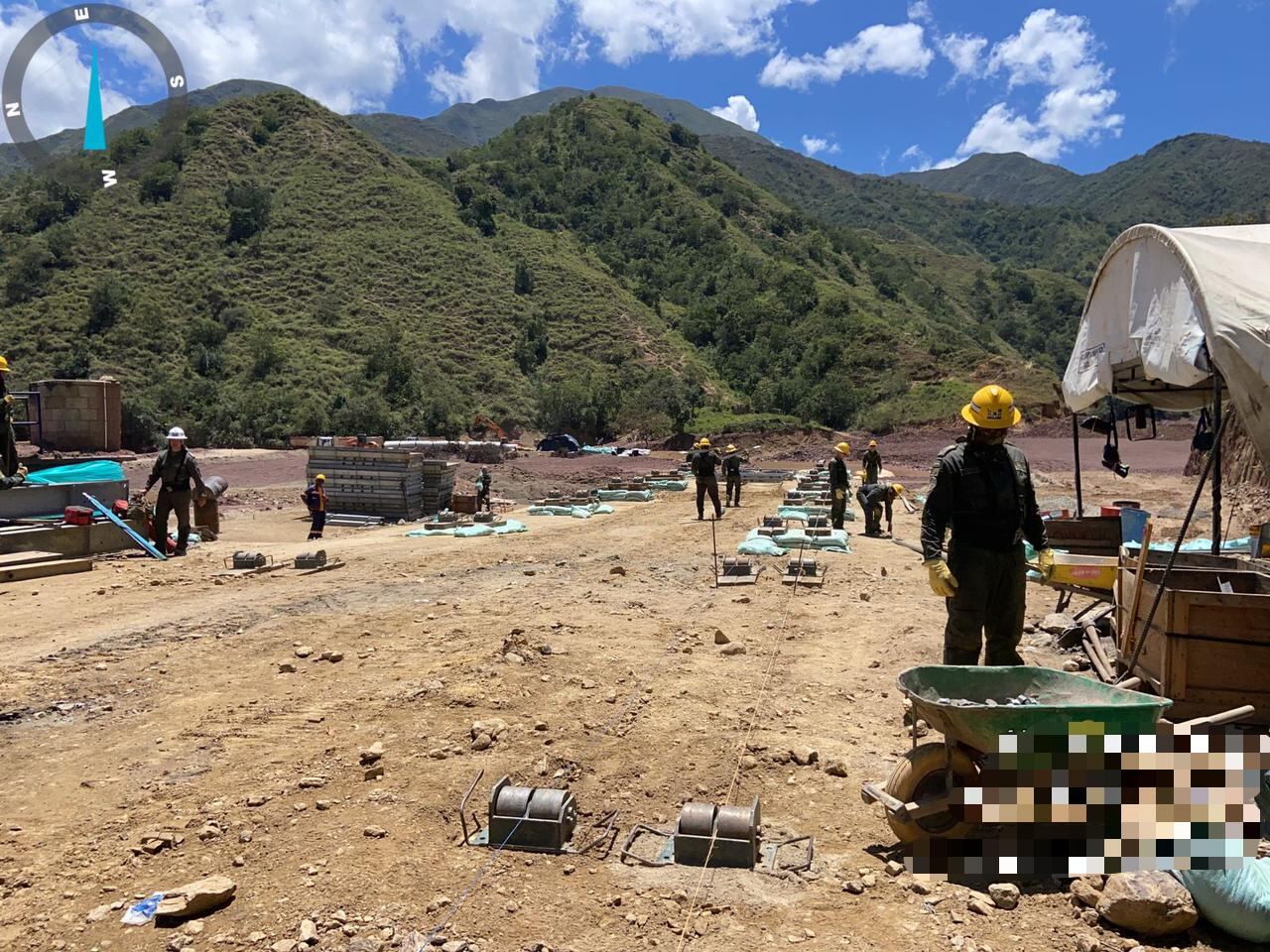 En esta zona va a quedar ubicado el segundo puente metálico.