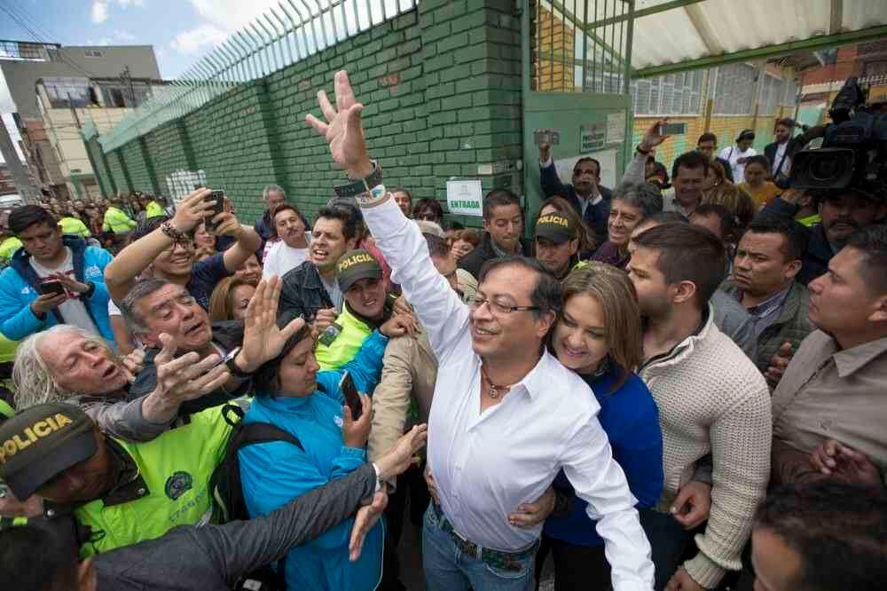 Petro obtuvo la mayor votación de la izquierda en Colombia. Foto: Esteban Vega / SEMANA