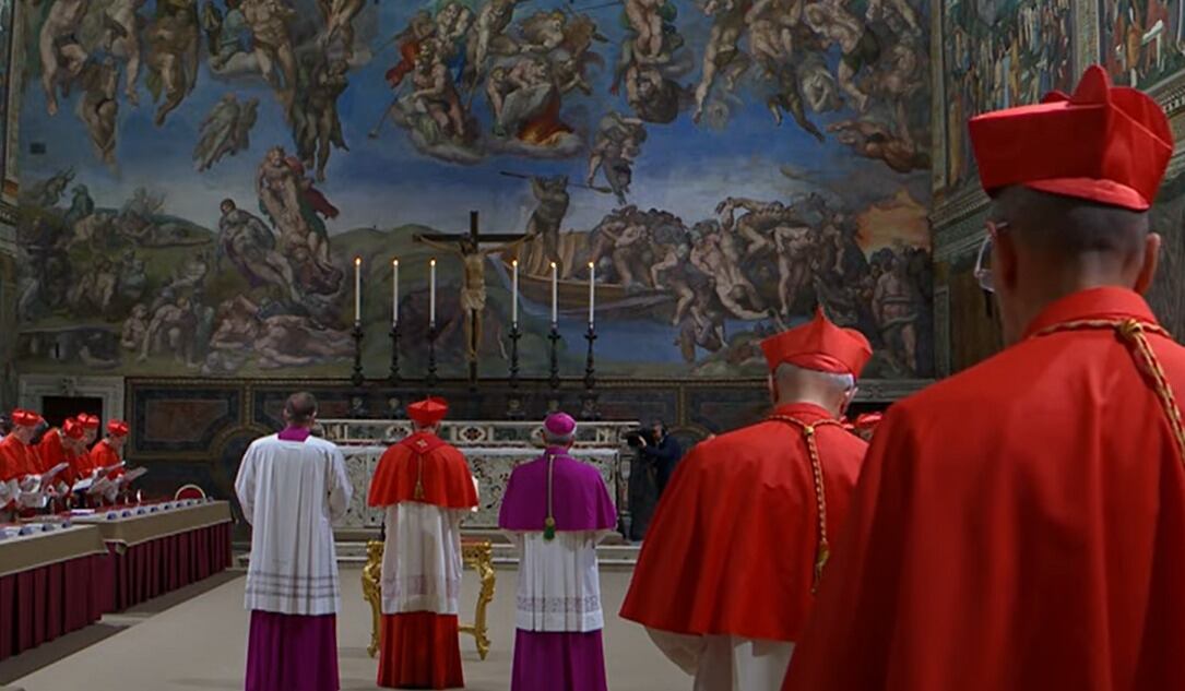 Cardenales en la Capilla Sixta