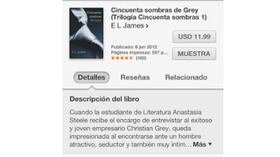 Si es una mujer a la que quiere dar el regalo, nada mejor que uno de los libros de ‘Cincuenta sombras de Grey’, la novela romántica que tiene enloquecidas a todas las mujeres. Cuesta 11 dólares (20.000 pesos aproximadamente).