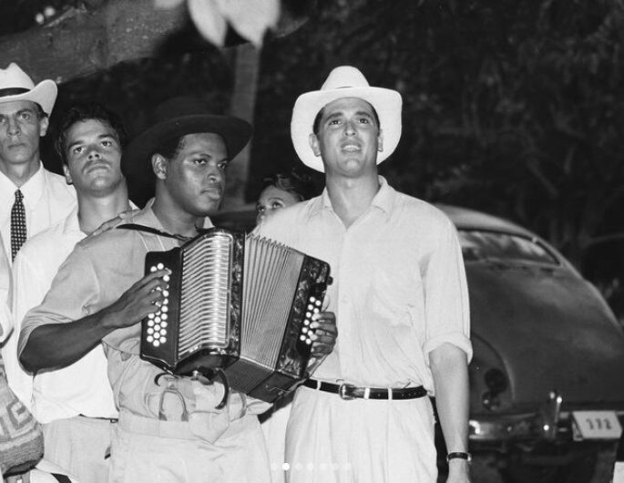 Omar Geles participó en la novela en la escena del duelo entre El Diablo y Escalona.