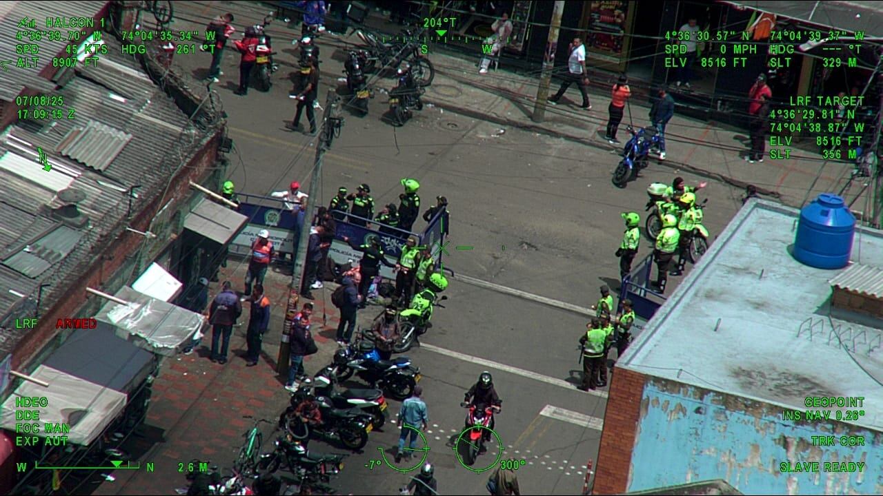 Operativo contra la venta de repuestos robados en la Favorita.