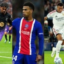 Lamine Yamal, Desire Doué, Kylian Mbappé y Luis Díaz