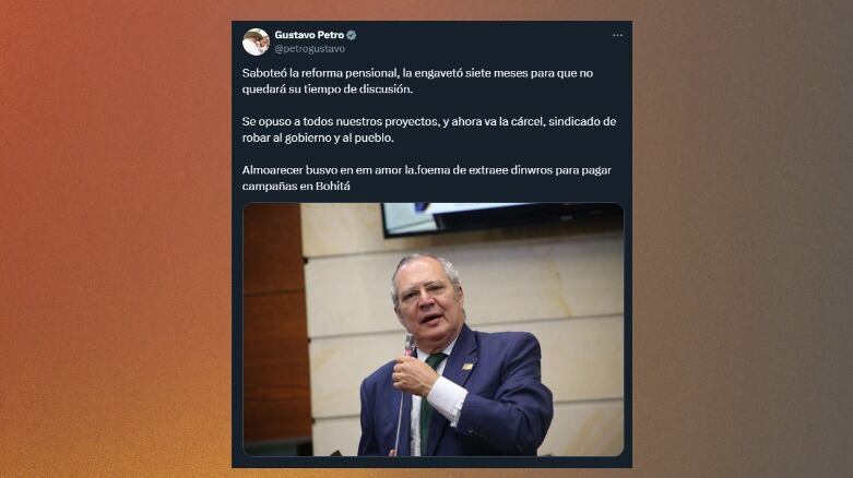 Trino de Petro sobre orden de captura contra Iván Name