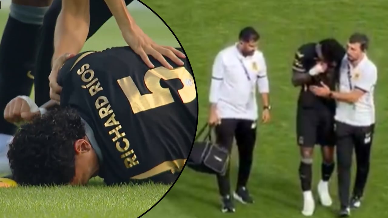 Richard Ríos, volante de Selección Colombia que se lesionó a finales de octubre en Arabia