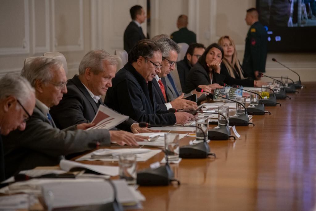 Consejo de ministros con el Presidente de la República, Gustavo Petro.