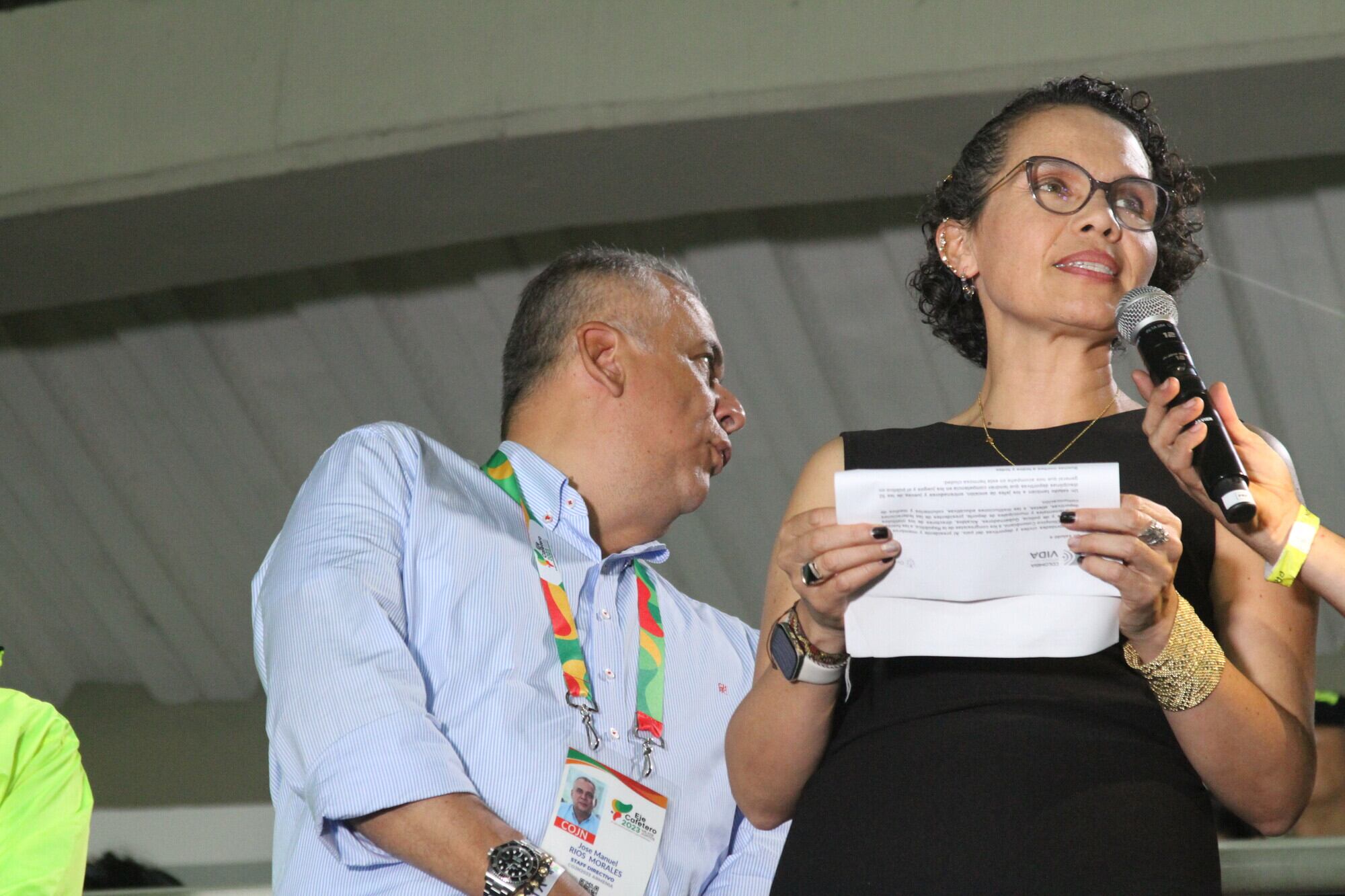 Ministra del Deporte, Astrid Rodríguez