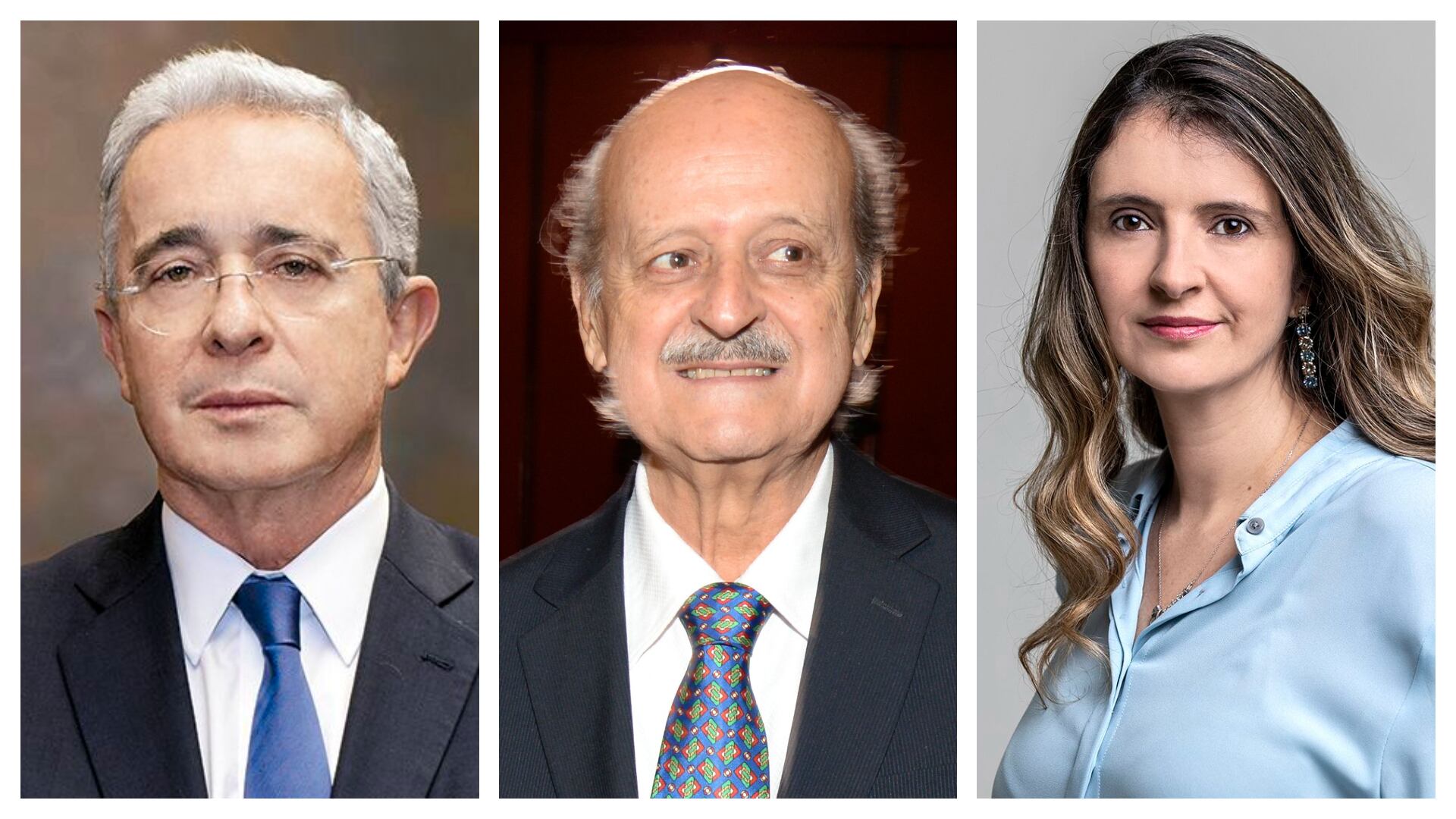 Álvaro Uribe, Ignacio Valencia y Paloma Valencia.