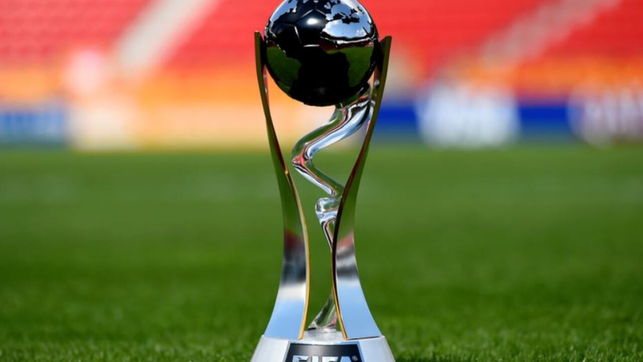 Imagen del trofeo del Mundial Sub-20.