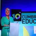 Aurora Vergara, Ministra de Educación