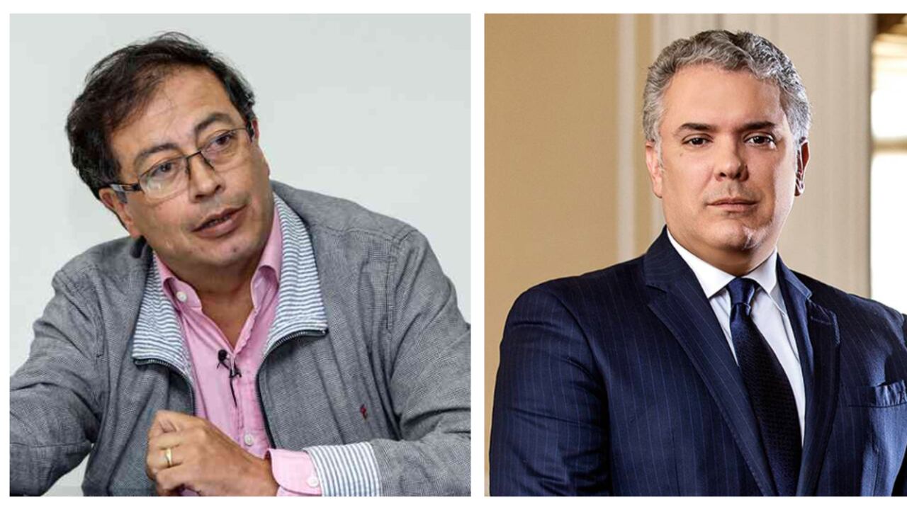 Gustavo Petro, Iván Duque