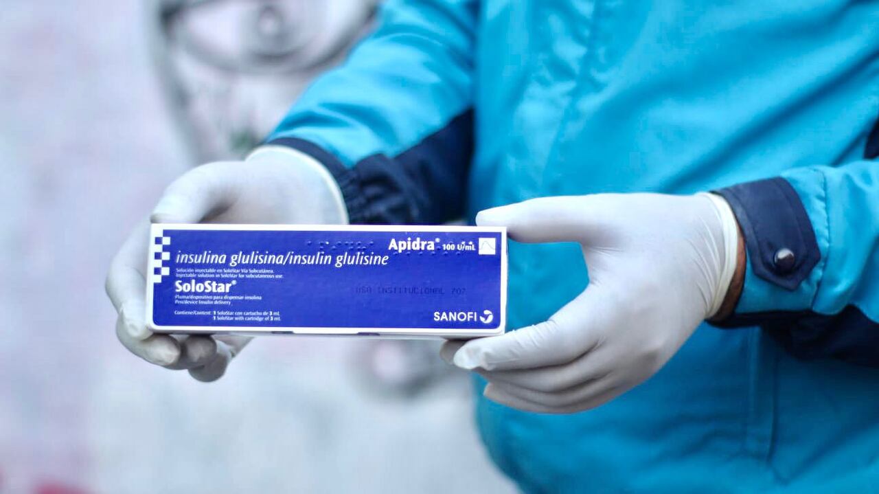 Insulina vencida hallada en el operativo