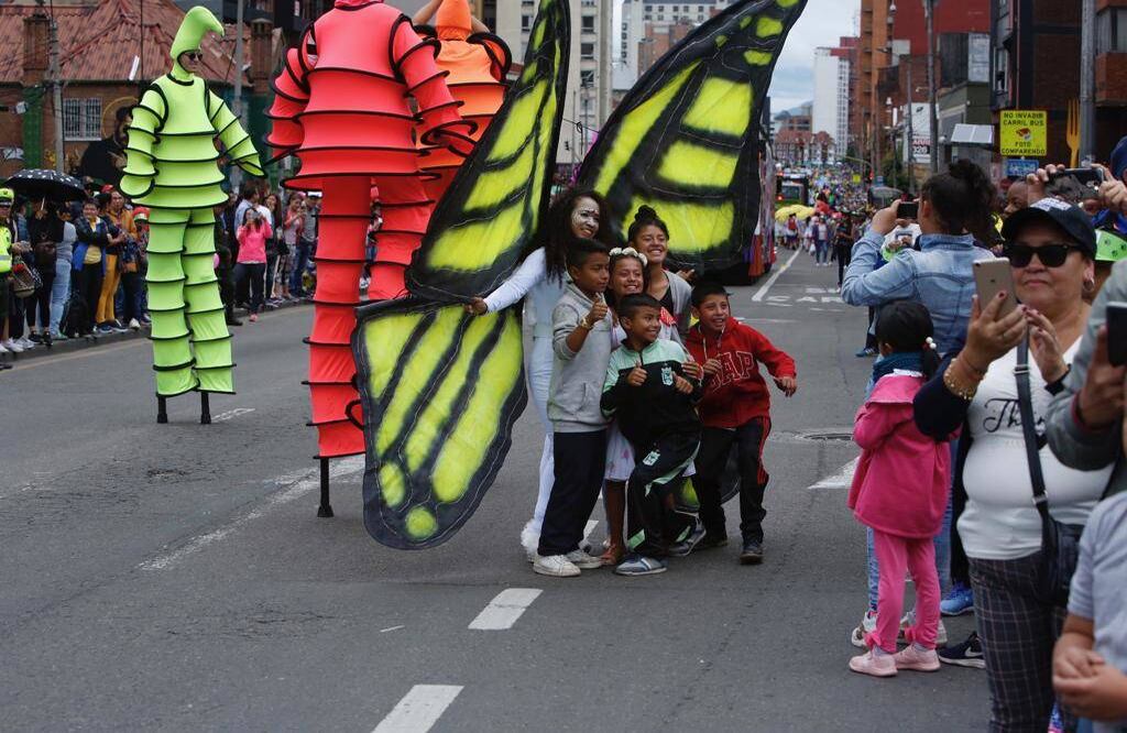 La manifestación recorrió 6 kilómetros a lo largo de la carrera Séptima en Bogotá. FOTO: Pilar Mejía.