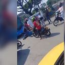 La pelea ocurrió en vía pública.