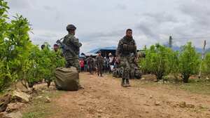 El comandante de la Tercera División del Ejército, brigadier general Federico Mejía, indicó que sus tropas están en esta parte del suroccidente del departamento del Cauca.