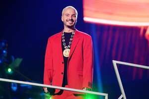MEXICO CITY, MEXICO - MARCH 05: J Balvin speaks onstage during the 2020 Spotify Awards at the Auditorio Nacional on March 05, 2020 in Mexico City, Mexico. (Photo by Matt Winkelmeyer/Getty Images for Spotify)