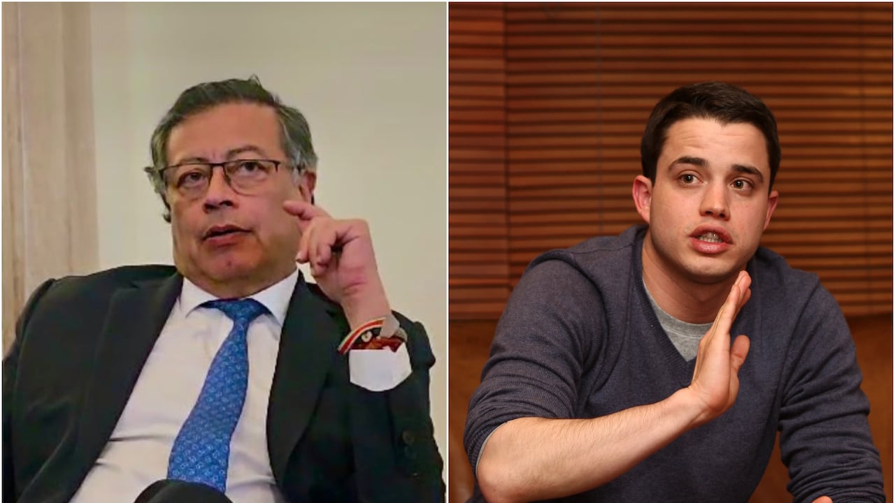 Gustavo Petro y Jerónimo Uribe