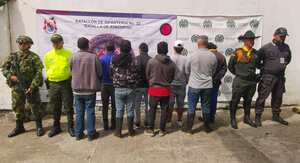 Las más recientes capturas se ejecutaron en zona rural de Aguadas