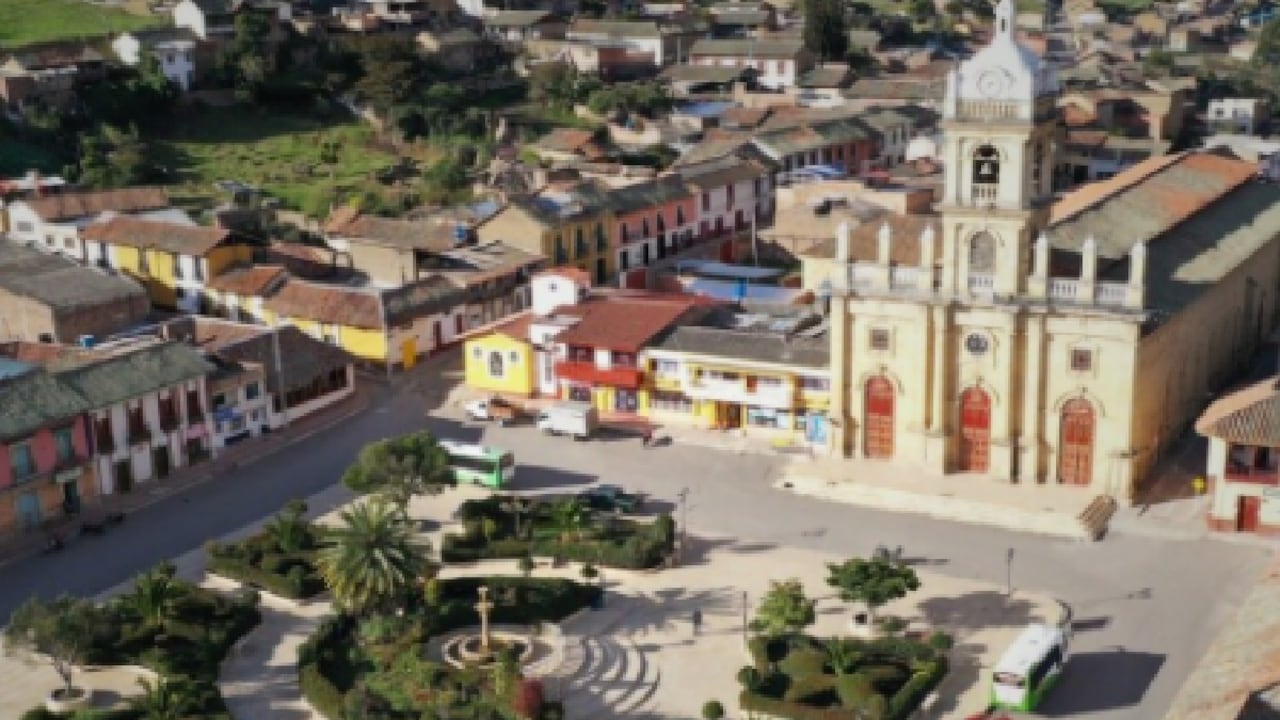 Panorámica de Pesca, Boyacá.